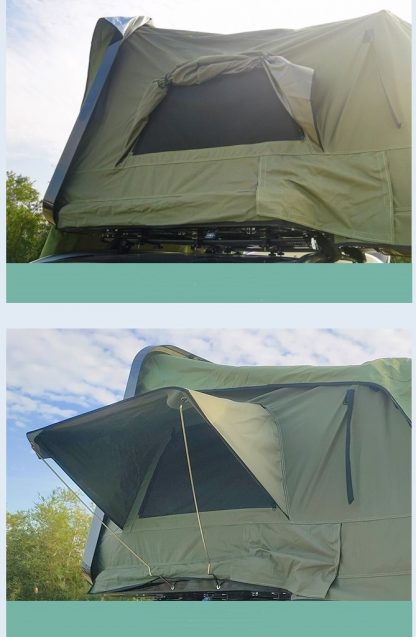 4 Persons Folding Hard Shell Car Roof Top Camping Tent【Back Order】 11