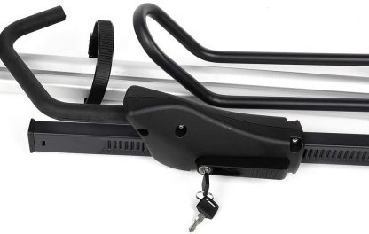 Premium Car Roof Top Upright Roof Single Bike Rack Carrier With Adjustable Locking Arm 6