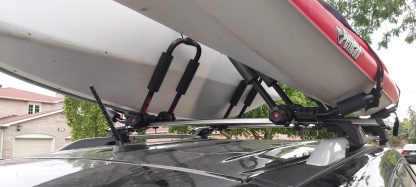 Premium Folding J-Style Car Roof Top Kayak Rack 5
