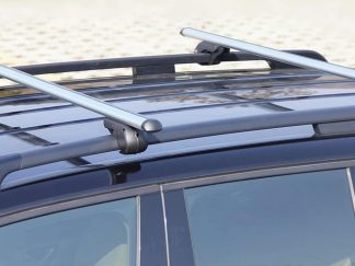 Universal Car Top Crossbars for Vehicle With Raised Rails [Stick Out Style]