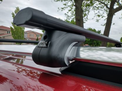Universal Car Top Crossbars for Vehicle With Raised Rails [Stick Out Style] 5