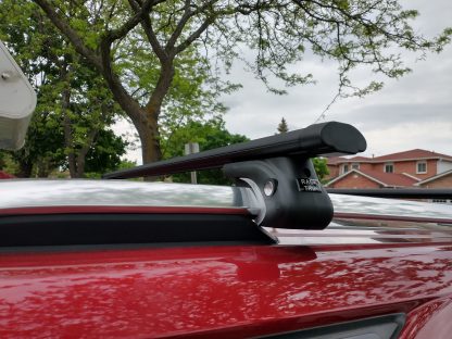 Universal Car Top Crossbars for Vehicle With Raised Rails [Stick Out Style] 7