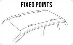Fixed Mounting Points Car Roof Racks