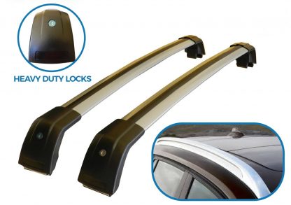 Universal Car Top Crossbars for Vehicle With Flush Rails 11