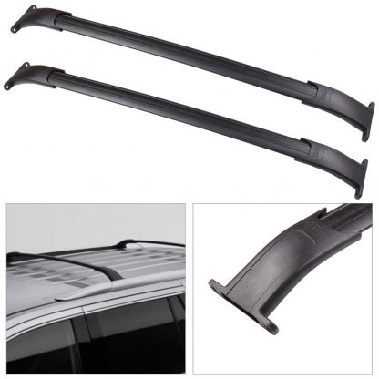 Special Cross Bar for 2015-2020 GM SUV Cadillac Escalade /ESV Chevrolet Suburban/Tahoe Yukon/Yukon XL with Side Rail (Black) 1