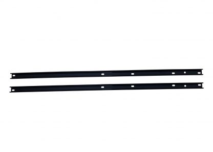 Special Full Set Cross Bar for 2009-2017 Chevrolet Traverse Sport Utility with Side Rail (Black) 4