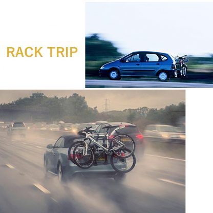 Three Bike Trunk Mount Rack Bicycle Carrier Fits Most Sedans Hatchbacks Minivans SUVs 4