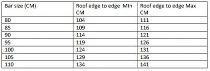Medium Duty Aerodynamic Car Roof Rack For Bare Roof Car Top 14