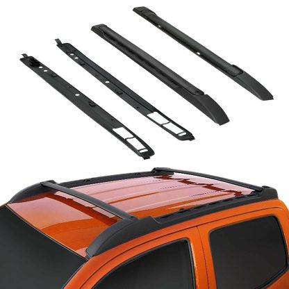 Special Cross Bar For 2005-2023 Toyota Tacoma Double Cab OE Style Roof Rack Set (Black) 2