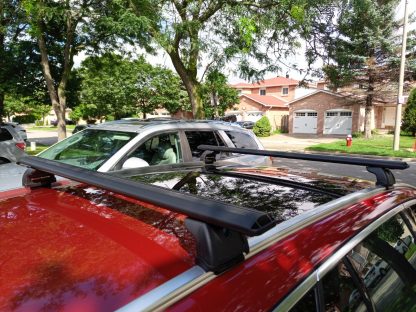 Super Duty Car Top Crossbars for Vehicle With Flush Rails [Stick Out Style] 7