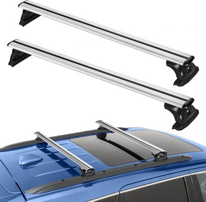 Special Cross Bar for 2011-2021 Jeep Grand Cherokee Altitude/SRT with Roof Black Moldings 1