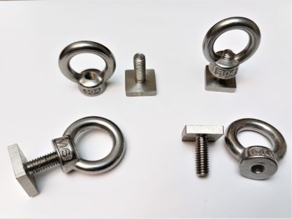 Heavy-Duty Stainless Steel Eye Bolts/T Bolts/Ring Bolts Tie Down Anchor Kit For Roof Rack 3