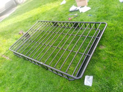 Extra Large Steel Universal Roof Cargo Carrier Basket With Cargo Net 17