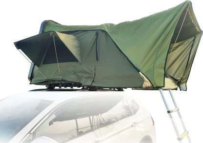 4 Persons Folding Hard Shell Car Roof Top Camping Tent【Back Order】 5